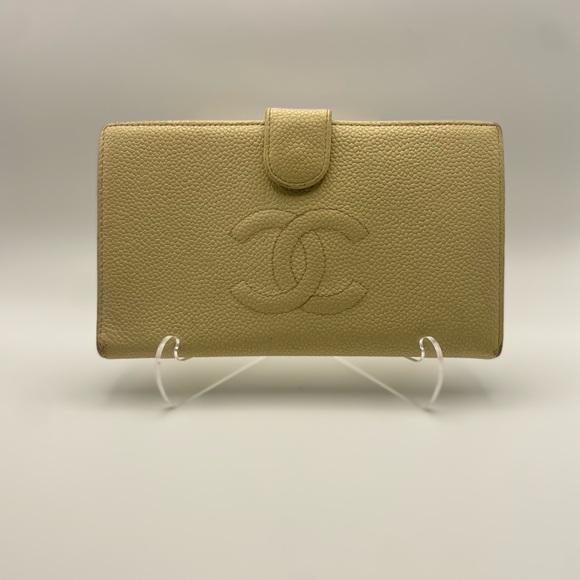 Chanel Caviar Leather Long Wallet